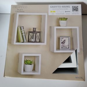 Floating Shelves  Set of 3 White